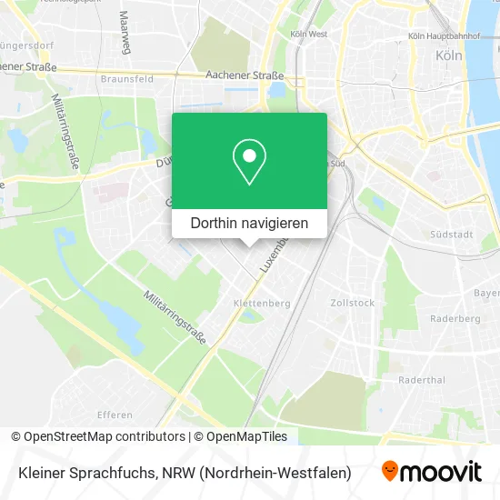 Kleiner Sprachfuchs Karte