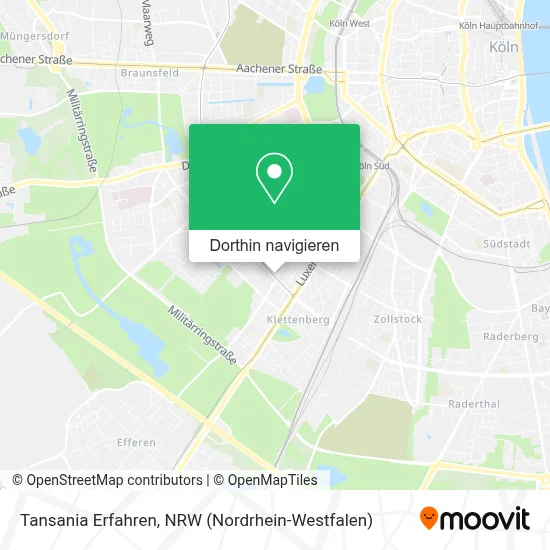 Tansania Erfahren Karte