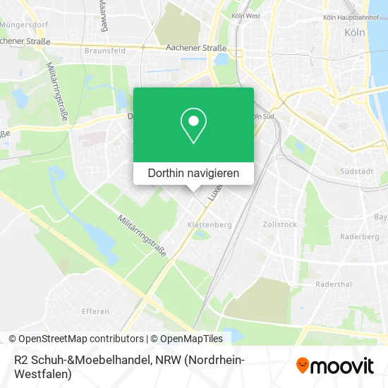 R2 Schuh-&Moebelhandel Karte