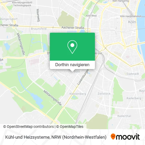 Kühl-und Heizsysteme Karte