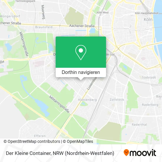 Der Kleine Container Karte