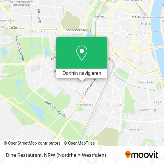 Dine Restaurant Karte