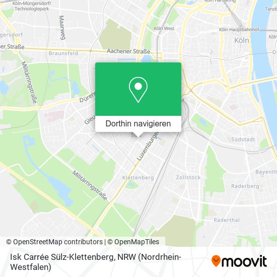 Isk Carrée Sülz-Klettenberg Karte