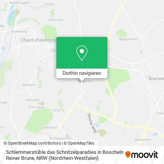 Schlemmerstüble das Schnitzelparadies in Boscheln Reiner Brune Karte