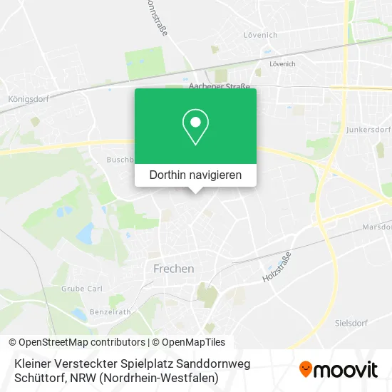 Kleiner Versteckter Spielplatz Sanddornweg Schüttorf Karte