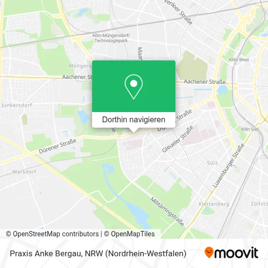 Praxis Anke Bergau Karte