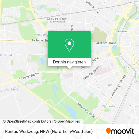 Rentas Werkzeug Karte