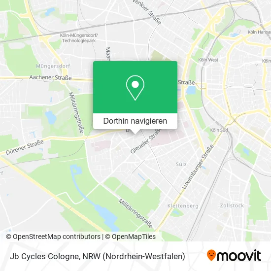 Jb Cycles Cologne Karte