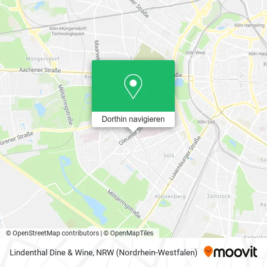 Lindenthal Dine & Wine Karte