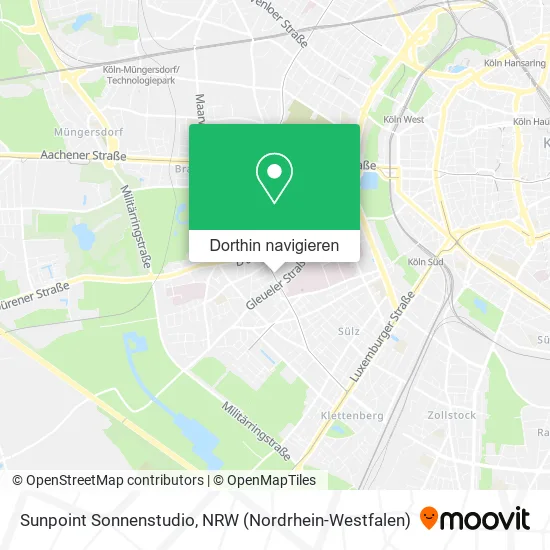 Sunpoint Sonnenstudio Karte