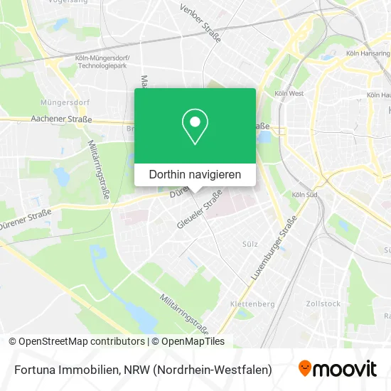 Fortuna Immobilien Karte