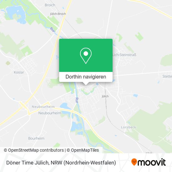 Döner Time Jülich Karte