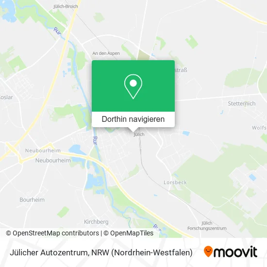 Jülicher Autozentrum Karte