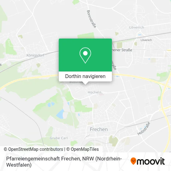 Pfarreiengemeinschaft Frechen Karte