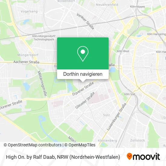 High On. by Ralf Daab Karte