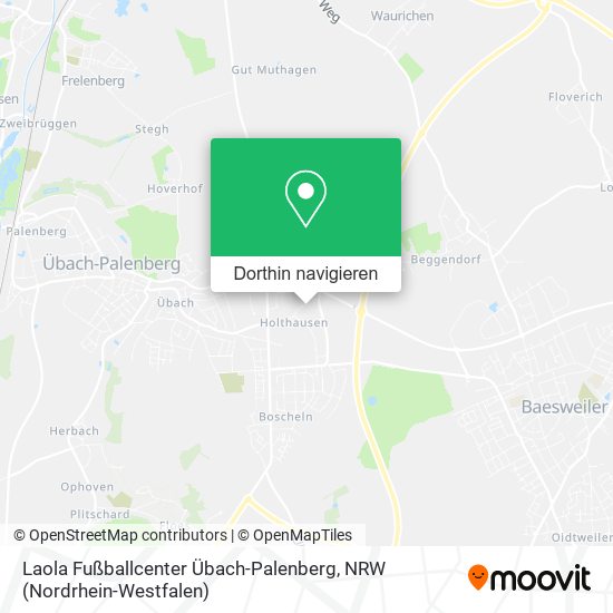 Laola Fußballcenter Übach-Palenberg Karte