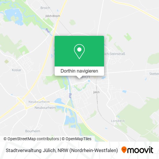Stadtverwaltung Jülich Karte