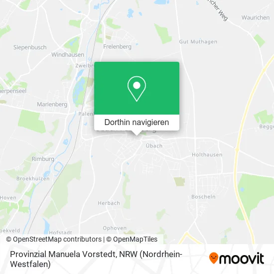 Provinzial Manuela Vorstedt Karte