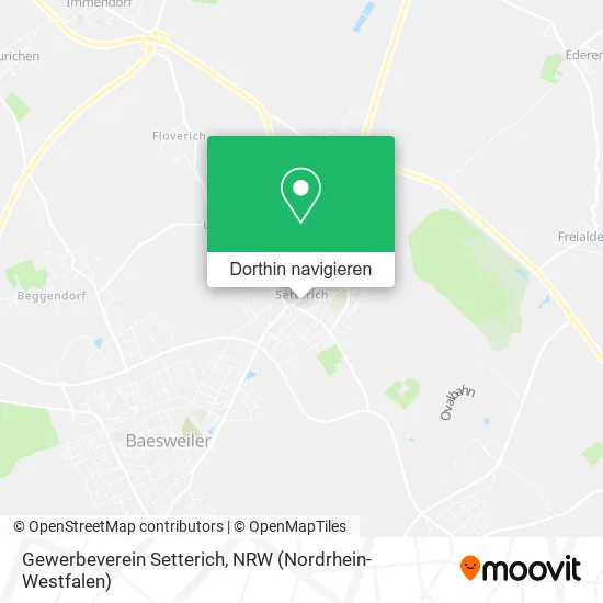 Gewerbeverein Setterich Karte