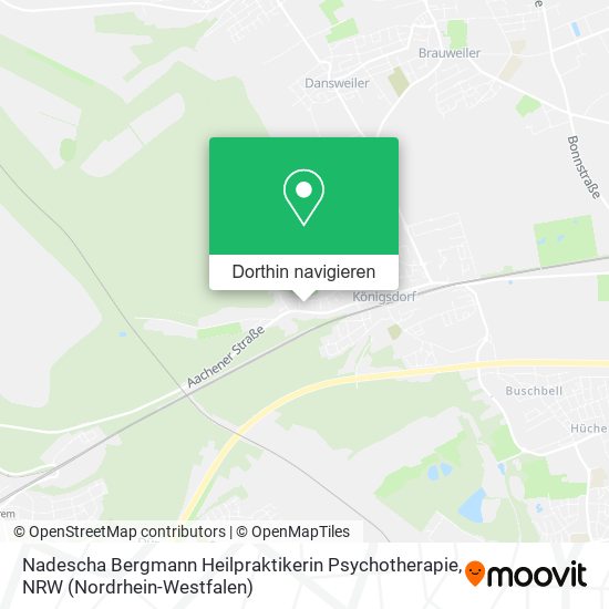Nadescha Bergmann Heilpraktikerin Psychotherapie Karte
