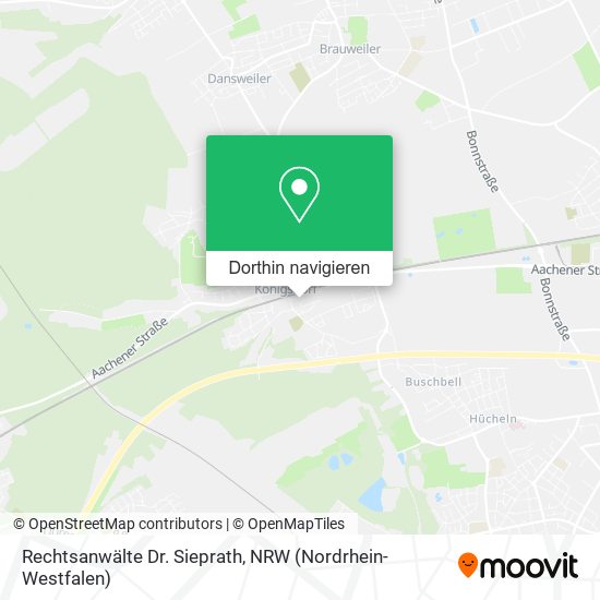 Rechtsanwälte Dr. Sieprath Karte