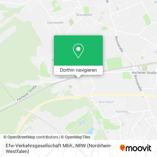 Efw-Verkehrsgesellschaft Mbh. Karte