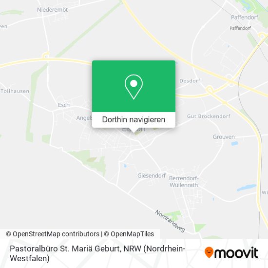 Pastoralbüro St. Mariä Geburt Karte