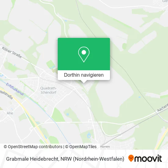 Grabmale Heidebrecht Karte