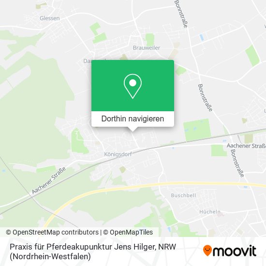 Praxis für Pferdeakupunktur Jens Hilger Karte