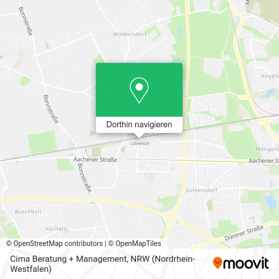 Cima Beratung + Management Karte