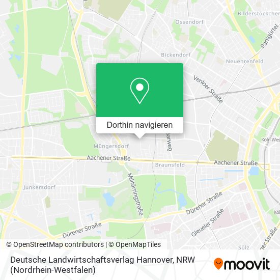 Deutsche Landwirtschaftsverlag Hannover Karte