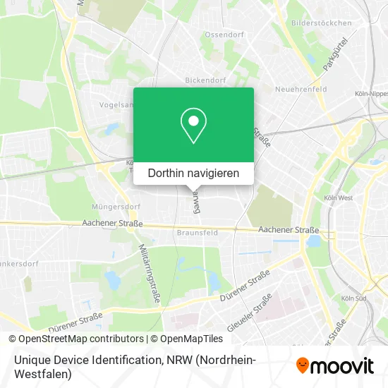 Unique Device Identification Karte