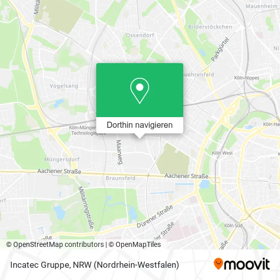 Incatec Gruppe Karte