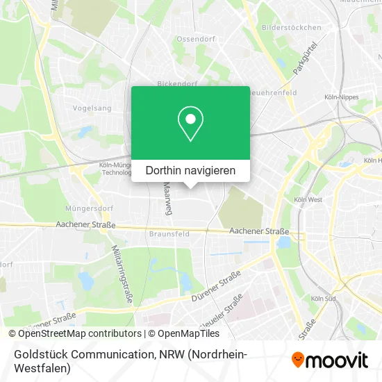 Goldstück Communication Karte