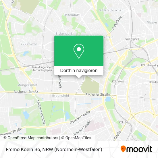 Fremo Koeln Bo Karte
