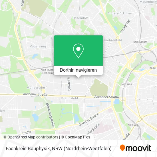 Fachkreis Bauphysik Karte