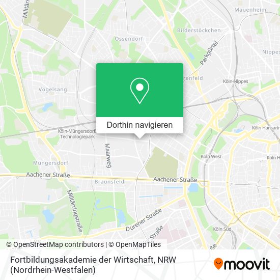 Fortbildungsakademie der Wirtschaft Karte