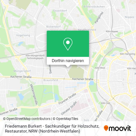 Friedemann Burkert - Sachkundiger für Holzschutz, Restaurator Karte