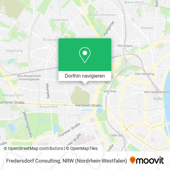 Fredersdorf Consulting Karte