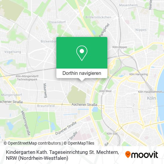 Kindergarten Kath. Tageseinrichtung St. Mechtern Karte