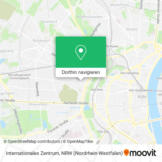 Internationales Zentrum Karte