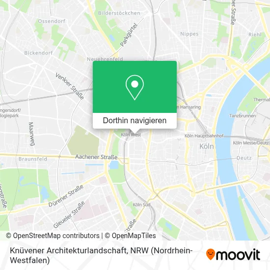 Knüvener Architekturlandschaft Karte