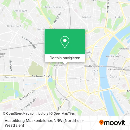 Ausbildung Maskenbildner Karte