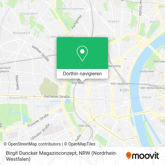 Birgit Duncker Magazinconzept Karte