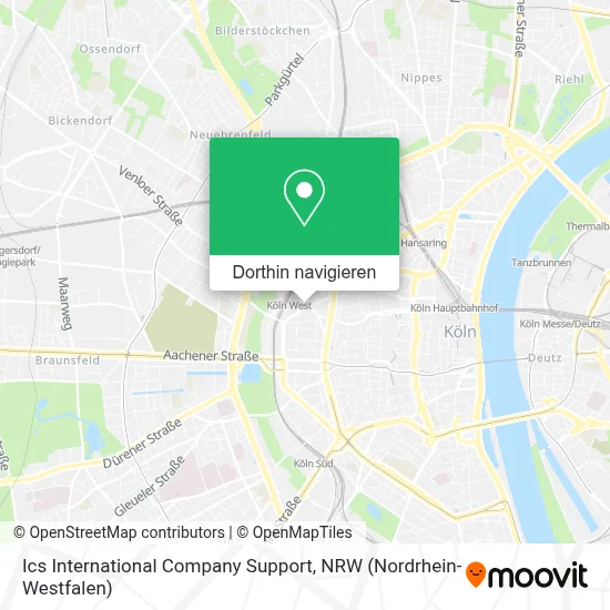 Ics International Company Support Karte