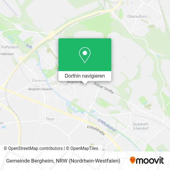 Gemeinde Bergheim Karte