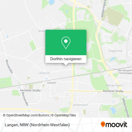 Langen Karte