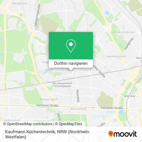 Kaufmann Küchentechnik Karte