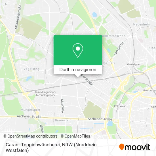 Garant Teppichwäscherei Karte