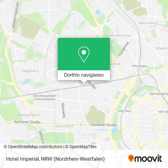 Hotel Imperial Karte